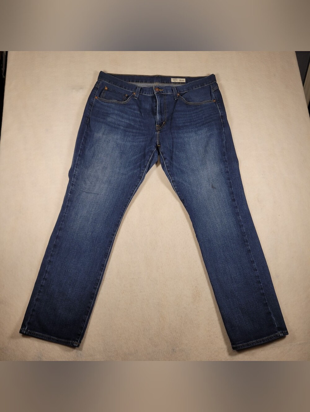 Cremieux Blue Jeans Slim Fit Distressed Denim Mens Jeans Sz 38x30